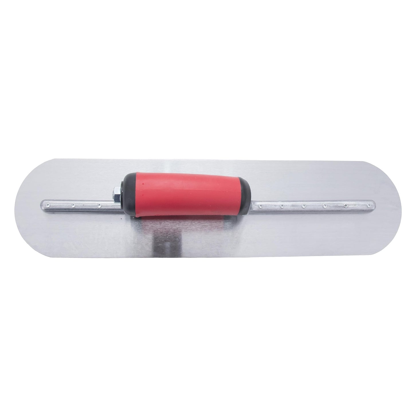 MARSHALLTOWN QLT Fully Rounded Concrete Finishing Trowel, 12 x 4 Inch, Soft Grip Handle, Made in the USA, FTFR372R