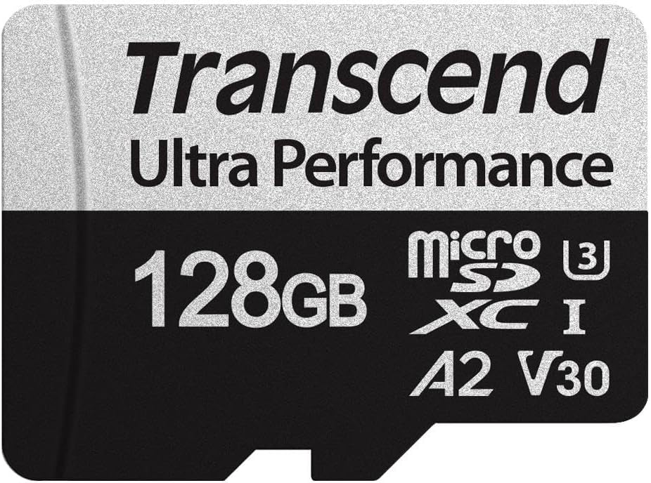Transcend USD340 A2 V30 128GB, 160MB/s, Claw/DJI/Insta360/Action U3 C10 4K microSDXC Micro SD Card Up