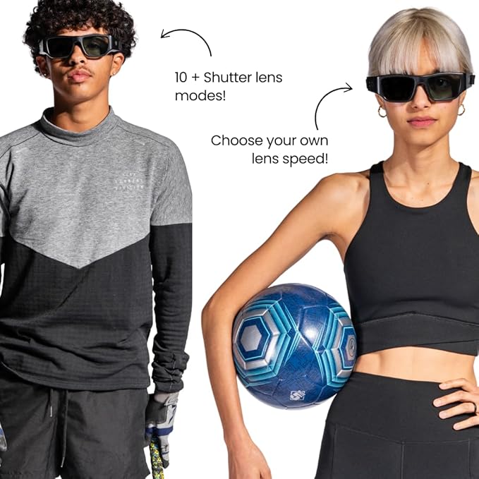 Vision Training Strobe Glasses - Sports Reaction Training. Reflex and Hand-Eye Coordination Tool