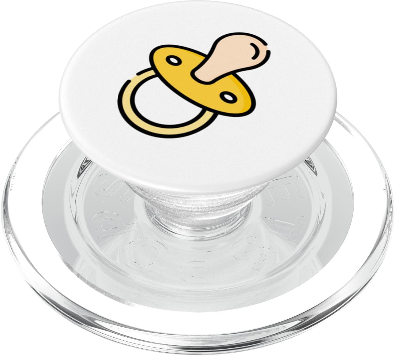 Clever Witty Pacifier Designs Pacifier Baby Binky Soother Teether Num PopSockets PopGrip for MagSafe