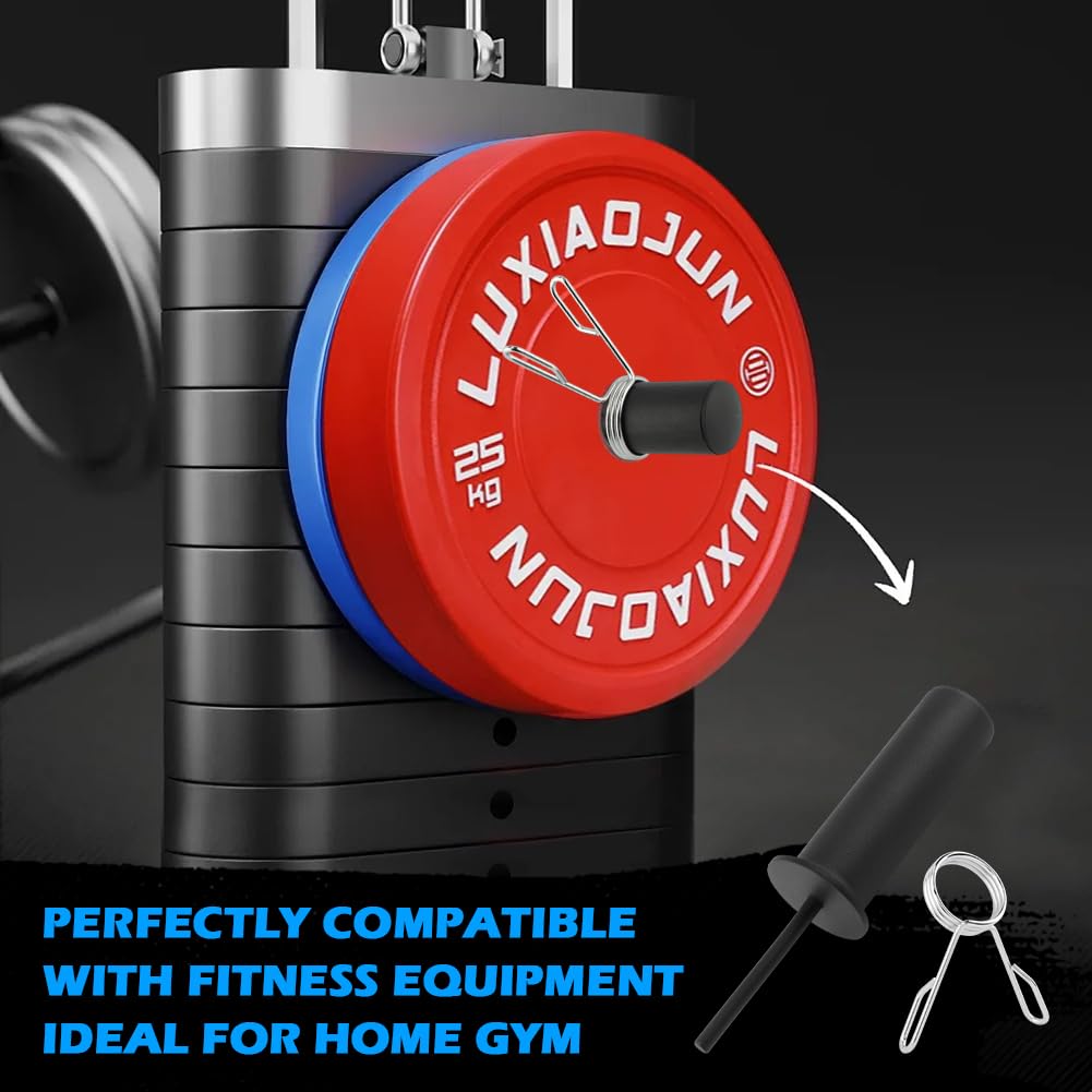 Meirivrn Reinforced Weight Stack Pin 60kg/132lbs Max Load Capacity Weight Stack Extender Pin Strength Training Equipment for Cable Machines & Home Gym - 10mm x 110mm