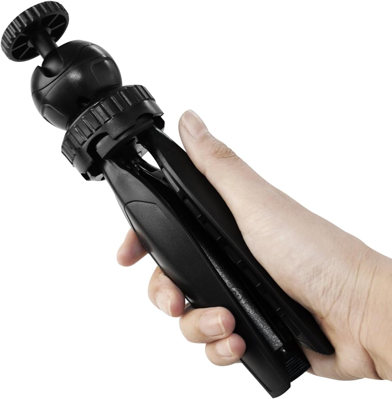 Reflex Camera 1/4" 360 Mount Ball Head Mini Tripod Stand Holder - Portable, Lightweight for DSLR, Webcam & Phones