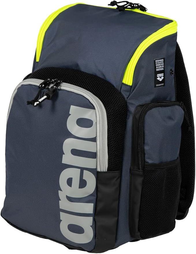 Arena Spiky III Backpack 35 Unisex Travel Gym Rucksack for Men and Women, Training Gear Equipment Bag for Swimmers, 35 Liters