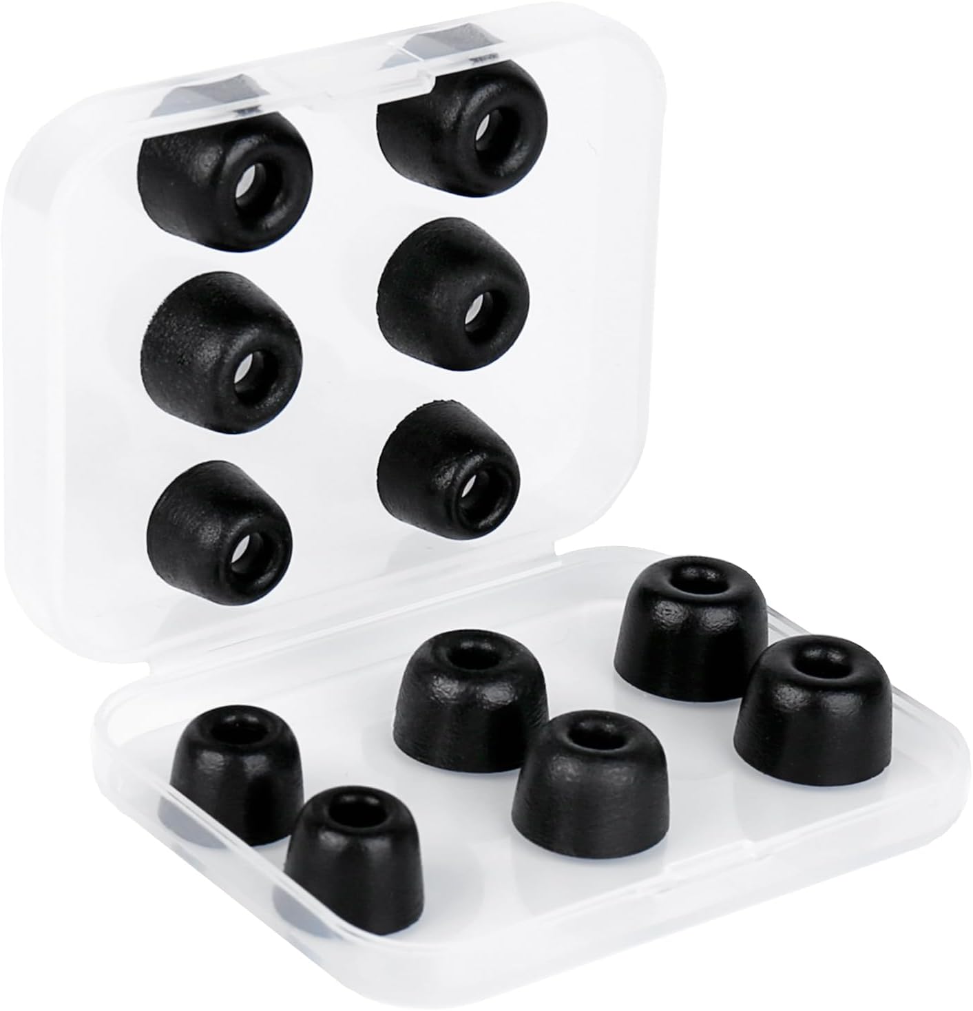 YINYOO 6 ZS10 KF01 DC02, KS1, AS16, Pairs KZ Pro Earbud Tips, KBEAR Memory Foam Noise Canceling IEM Ear tips for in ear
