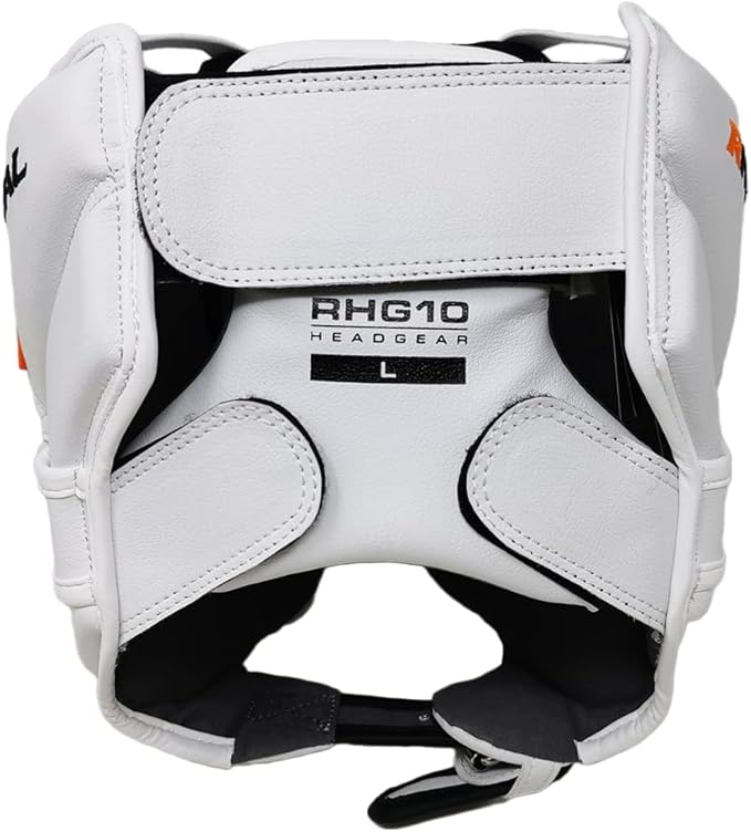 RIVAL Boxing RHG10 Intelli-Shock Headgear, D3O Front and Side Padding, Hook and Loop Back Adjustment with Lace on Top, and Anatomical Rear Head Pad Every Time