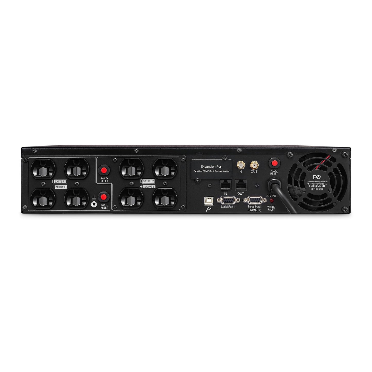 CyberPower OR2200PFCRT2U PFC Sinewave UPS Battery Backup and Surge Protector, 2000VA/1540W, 8 Outlets, AVR, 2U Rack/Tower, UL Certified