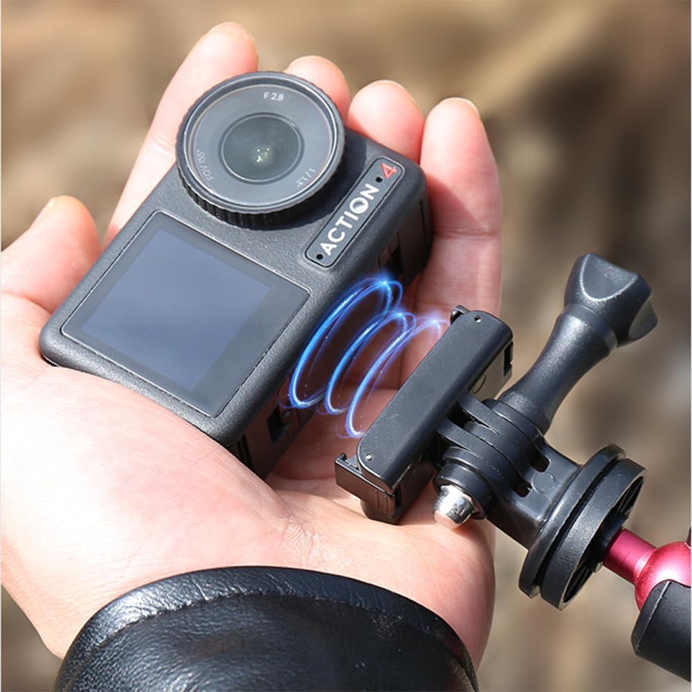 Lupholue 5/4/3 (2 Packed) Magnetic Quick Release Mount Adapter for DJI Action Pro