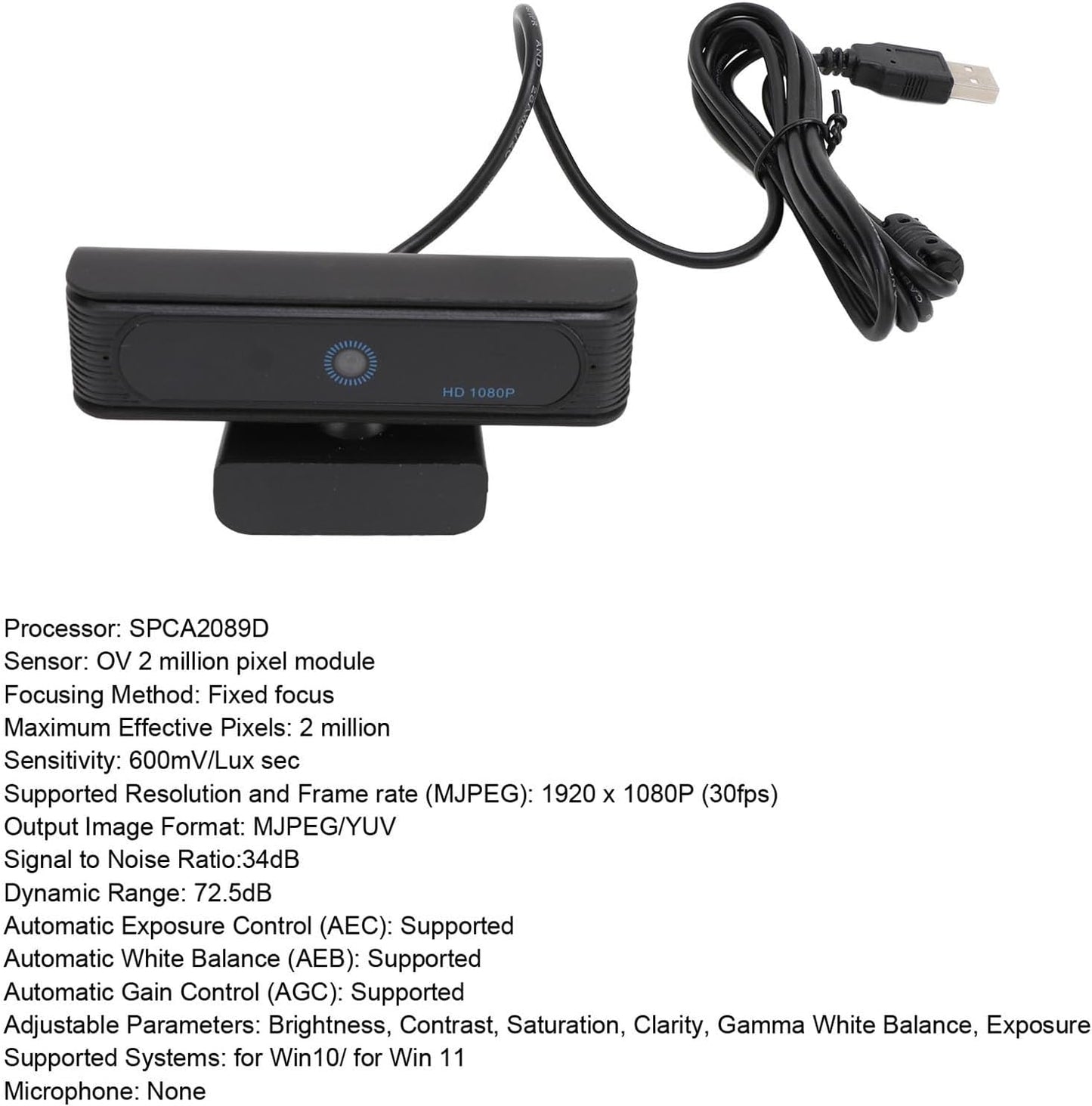 Zopsc 4K 1080p 10 11 Webcam for PC, IR Recognition Camera with Full HD Wide Angle Lens, HD Video Conferencing Camera
