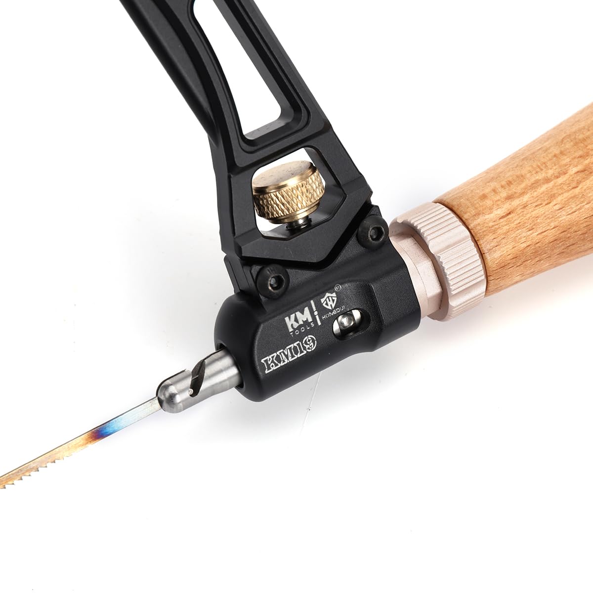HONGDUI KM-19 6" Coping Saw, Fret Combo Saw - Premium Quality, All-Purpose Tool for Woodworkers & Crafters