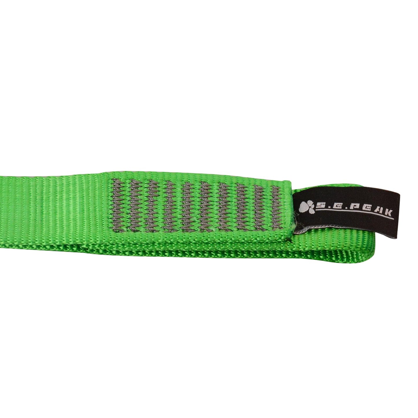 SEPEAK 25mm Nylon Tubular Webbing 1-Inch, 29KN/6520 lbs, Sturdy Sewn Strap for Arborist,Climbing,Positioning,Rigging, Ziplining, Anchoring,Hanging,3pc,26inch,Green