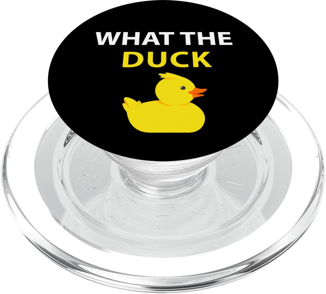 Cute Duck Gifts What The Duck Funny Duck Saying PopSockets PopGrip for MagSafe