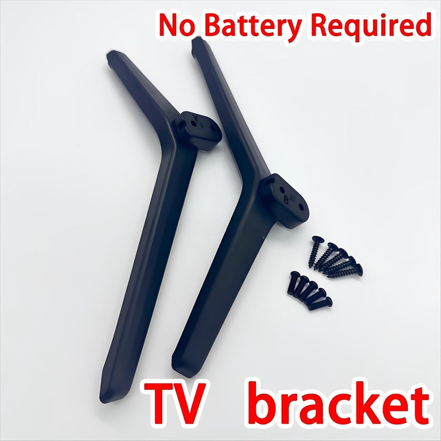 Dranvosk Set 52.49 72.18 Inch Inch Universal TV Stand Legs Replacement Feet and Mount Base with Screw for to Smart TVs