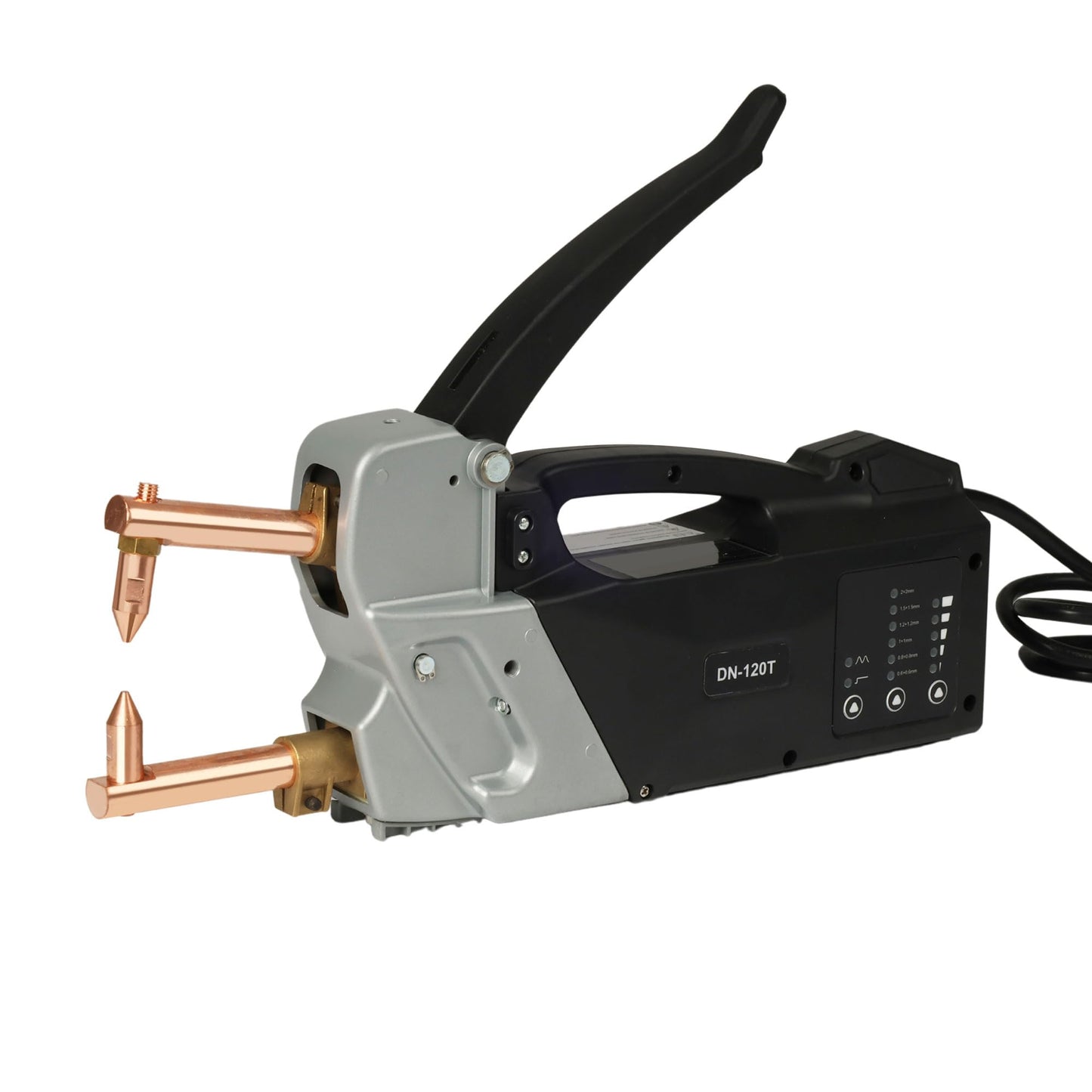 U.S. Solid Portable Spot Welder Welding Parameters Adjustable, 2+2mm Metal Sheet Spot Welding Machine with Handheld Welding Tip Gun, 110V Single Phase
