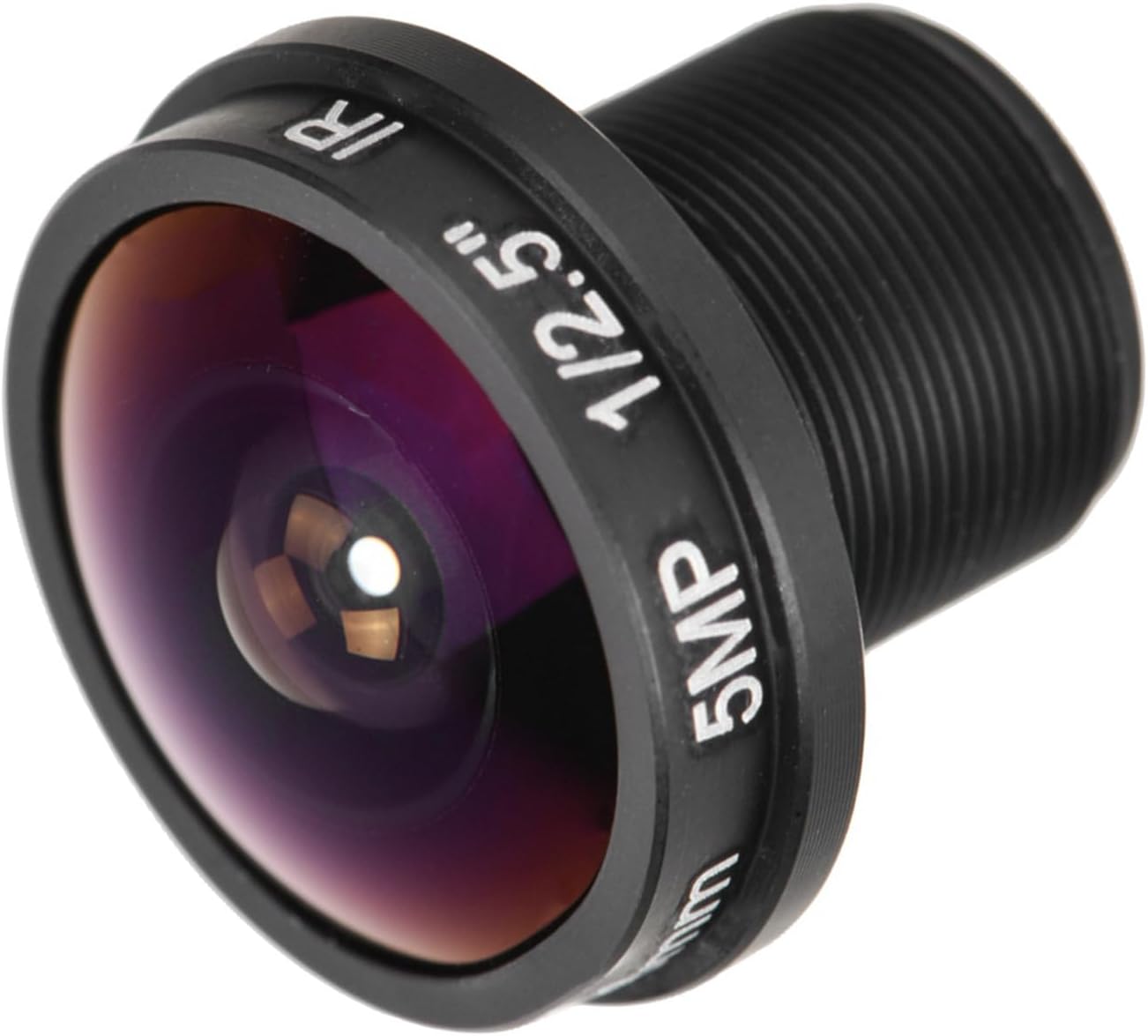 GEERYZHE 1.8mm 180 5MP 1/3inch 1/4inch Fisheye Lens Thread Wide Angle CCTV Camera Lens, HD for Surveillance, Compatible