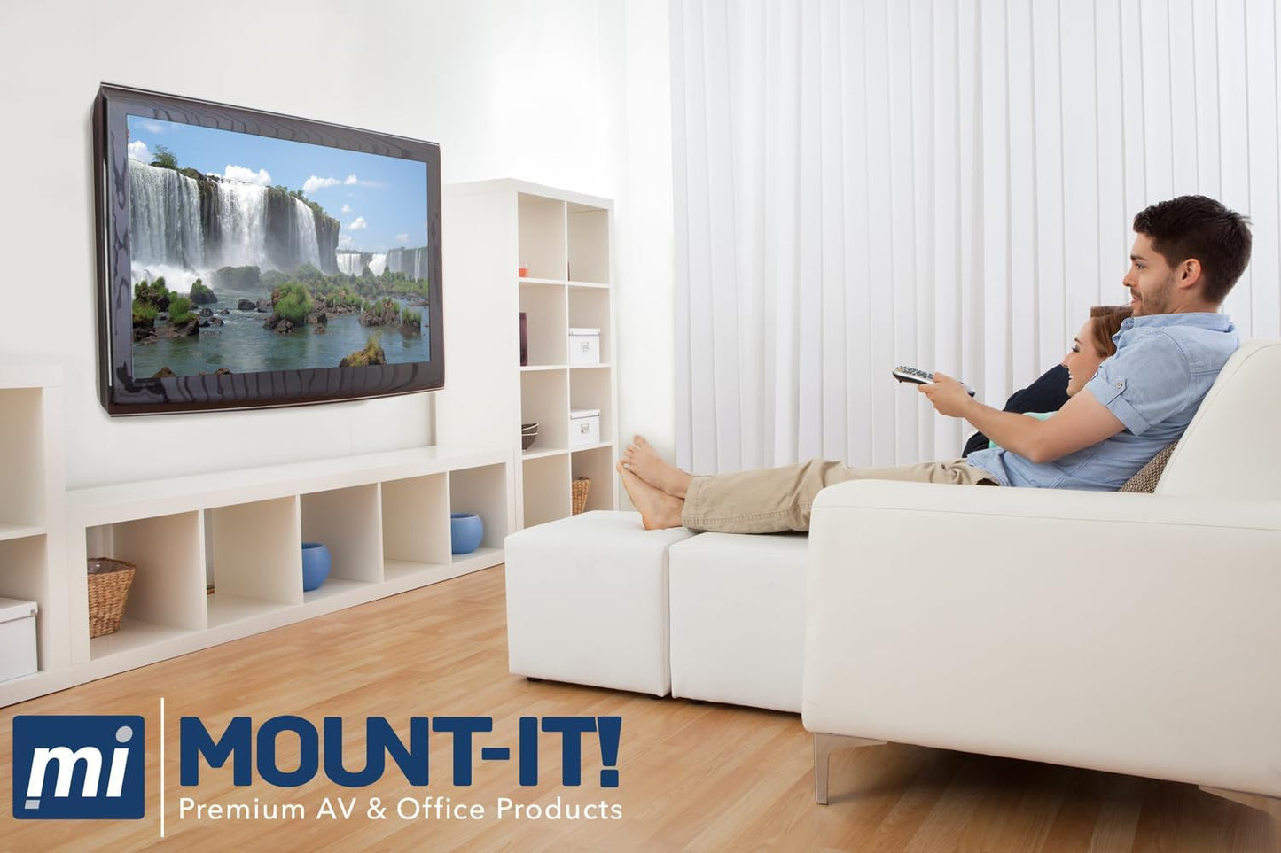 Mount-It! 50x50 75x75 100x100 200x100 200x200 400x200mm, 32"55" Steel VESA Adapter Plate Bracket, Conversion Kit for TV
