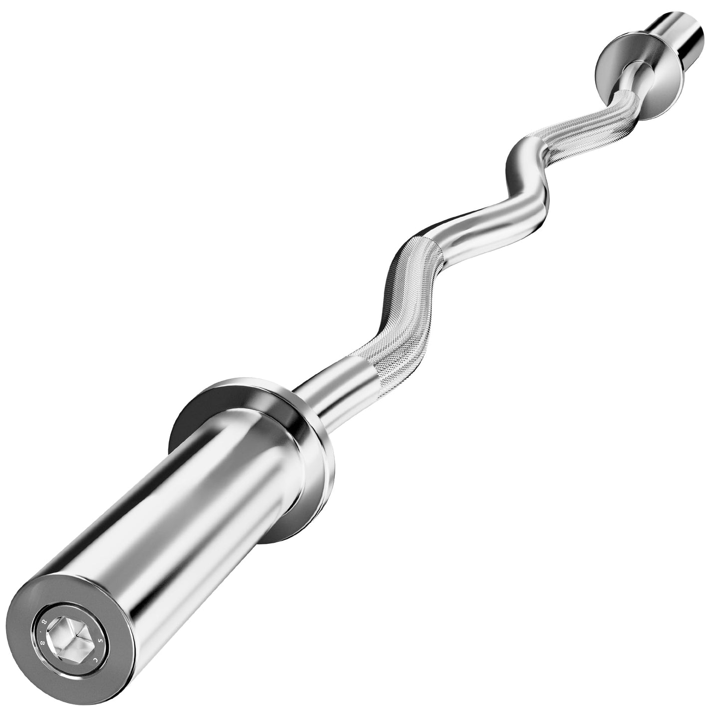Holleyweb Olympic Barbell 4ft/5ft/7ft Curl Weight Bar,330 lbs/700lbs/1000lbs/1500lbs Capacity for Home Gym Professional Exercise Fitness,Weightlifting,Power Lifting and Strength Training, 47 inches