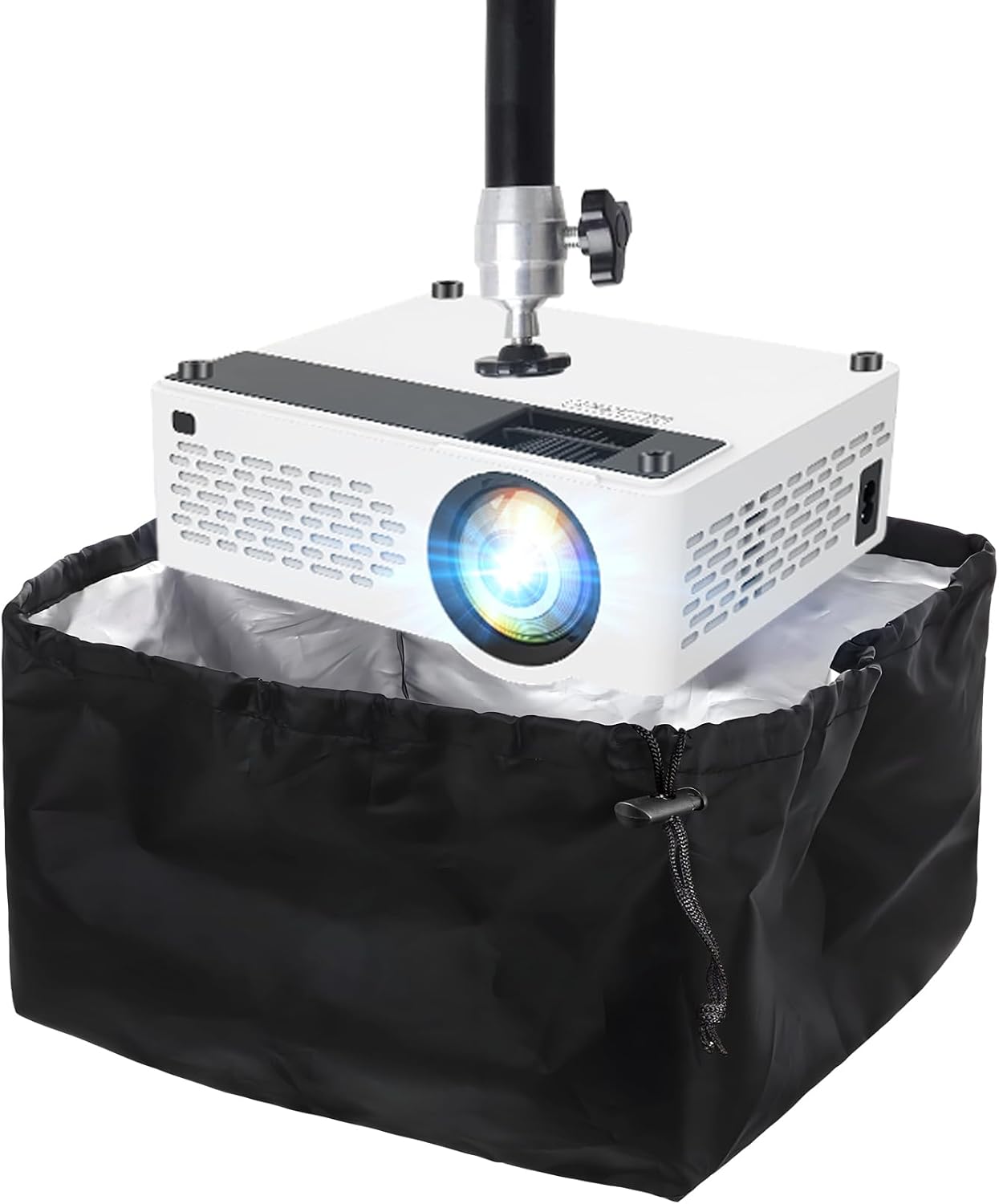 2-Be-Best 9.4" 7.6" 7" Projector Dust Cover, Small Projector Cover Dust-Proof Waterproof Protector for Projectors on