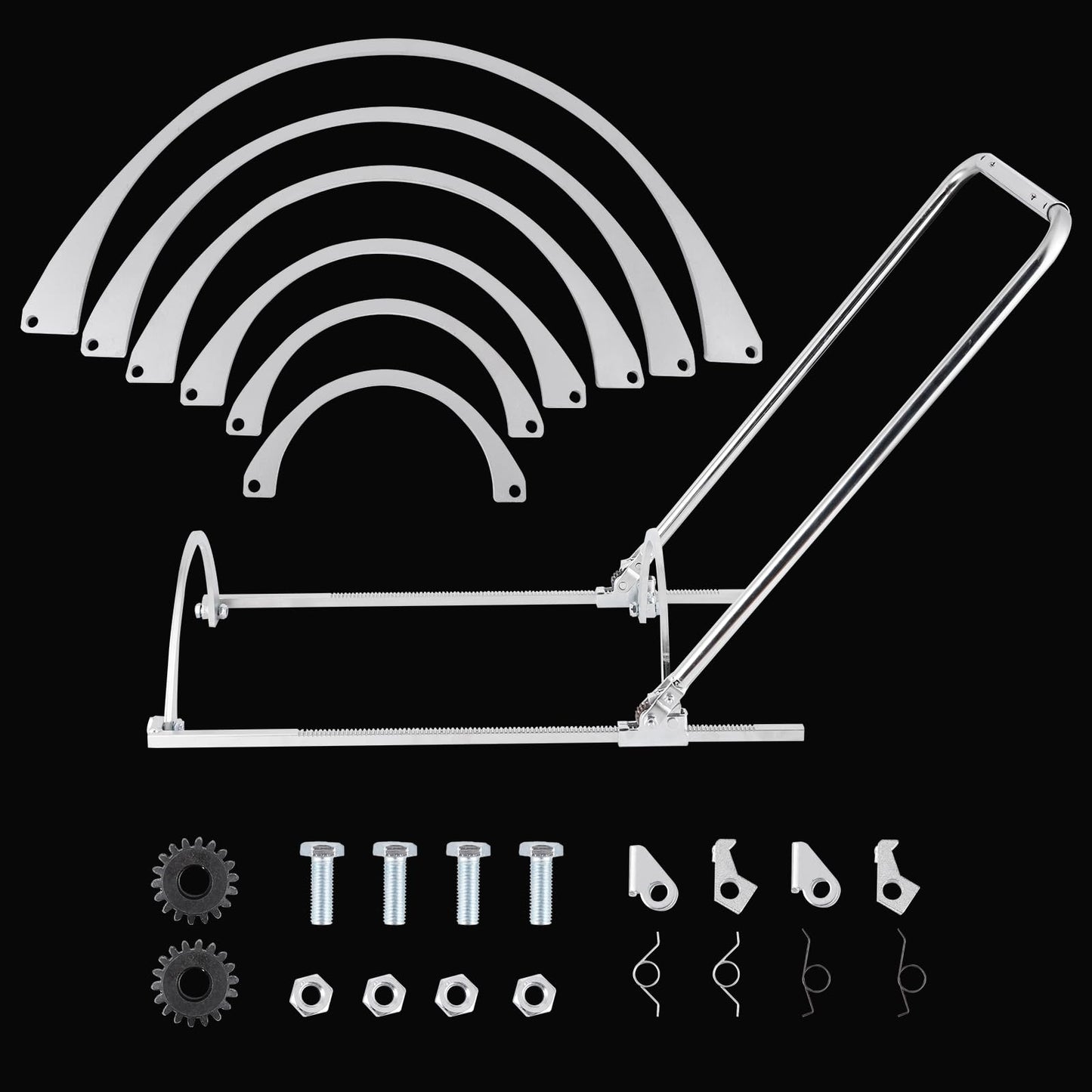 JIAWANSHUN 200-600mm HDPE Corrugated Pipe Tensioner, Manual Docking Pipeline Installation Tool, Fitting Tensioner Tool, Heavy Duty Universal Pipe Clamp