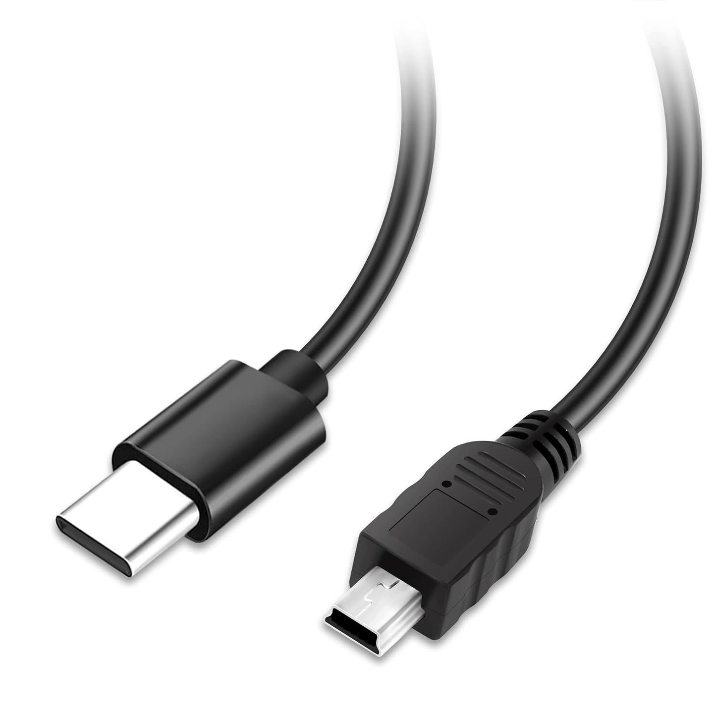 2 5-Pin PS3 MP3 Kxable USB C to Mini USB Cable Feet, USB C to Mini Charging & Sync Data Cord, Compatible with Texas