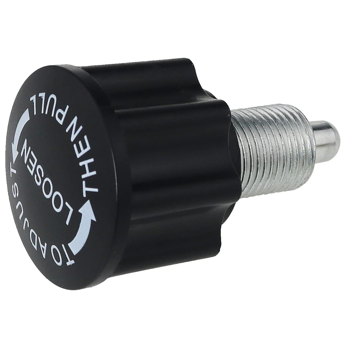 FMHXG M16 Pull Pin Knob, Black, Steel & ABS, M16 x 1.5, 65mm