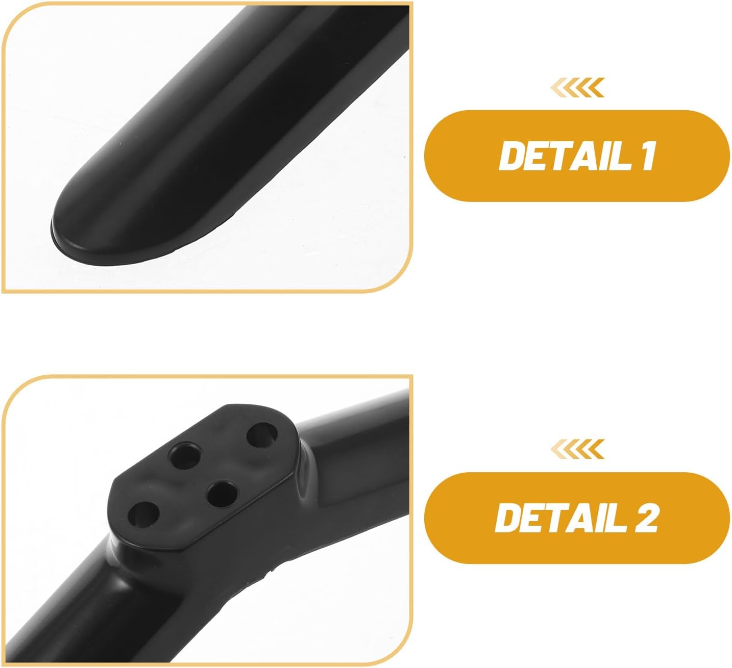MUSISALY 2 40 Inch Pairs TV Stand Legs: Smart TV Support with Hardware, Non-Slip Pedestal Feet for Flat Screen