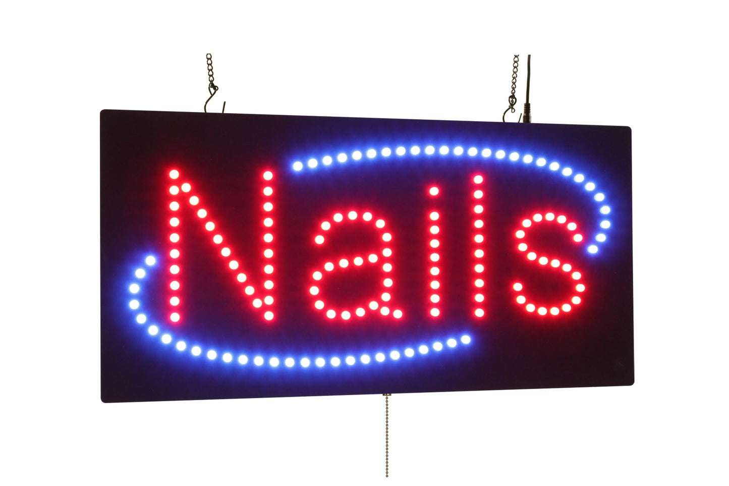 Nails Sign, 24"x12", 60x30cm, TOPKING, LED, Neon, Florescent, Signage, Signboard, Display, Billboard, Screen, Grand Opening, Gift