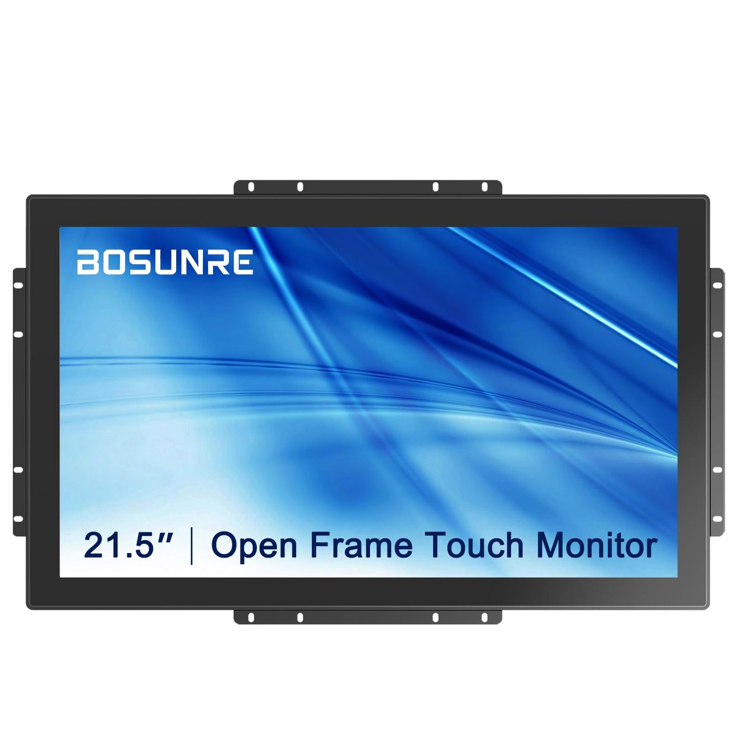 Bosunre 21.5 Inch FHD Capacitive Touch Screen Monitor,10-Point Multi-Touch Industrial Display with HD-MI,VGA,VESA Mounting Open Bracket Installation,Open Frame Touch Monitor