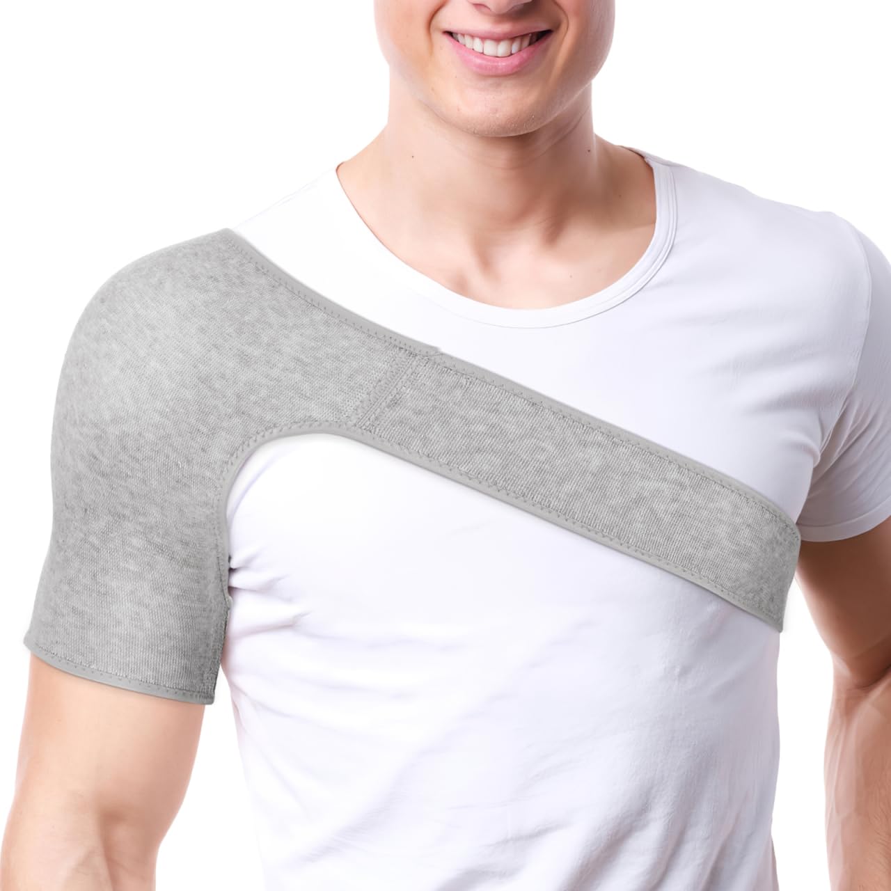 Gadpiparty Shoulder Brace for Women, Shoulder Sleeve for Pain Relief, Support Brace Adjustable Protector Wrap for Indoor Use, Left Belt for Gym, Rotator Cuff Relief, Unisex