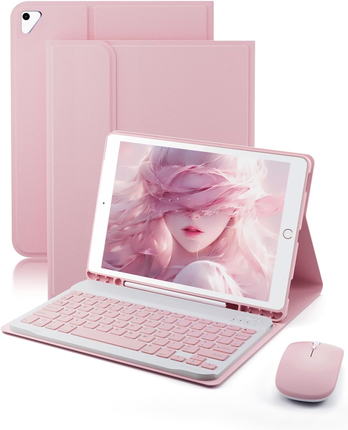TUNKARMOR 9.7 inch 6th/5th 2018/2017 2 (2014) 9.7, Keyboard Case for iPad Generation, Model, iPad Air - Mouse