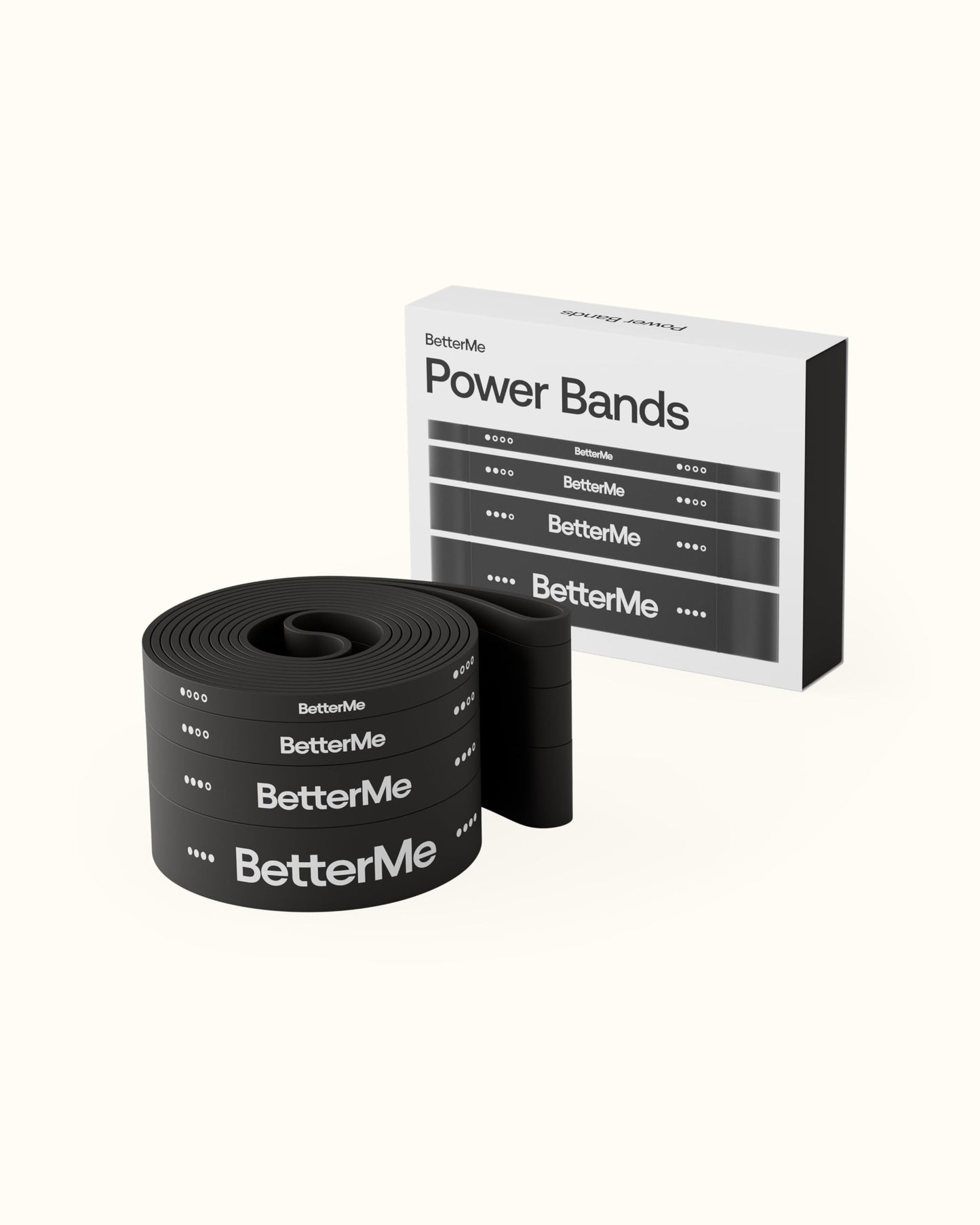 BetterMe Power Bands - Heavy Duty Resistance Bands for Working Out - Long Loop Resistance Bands for Strength Training, Pull Up Assistance, Mobility & Stretching