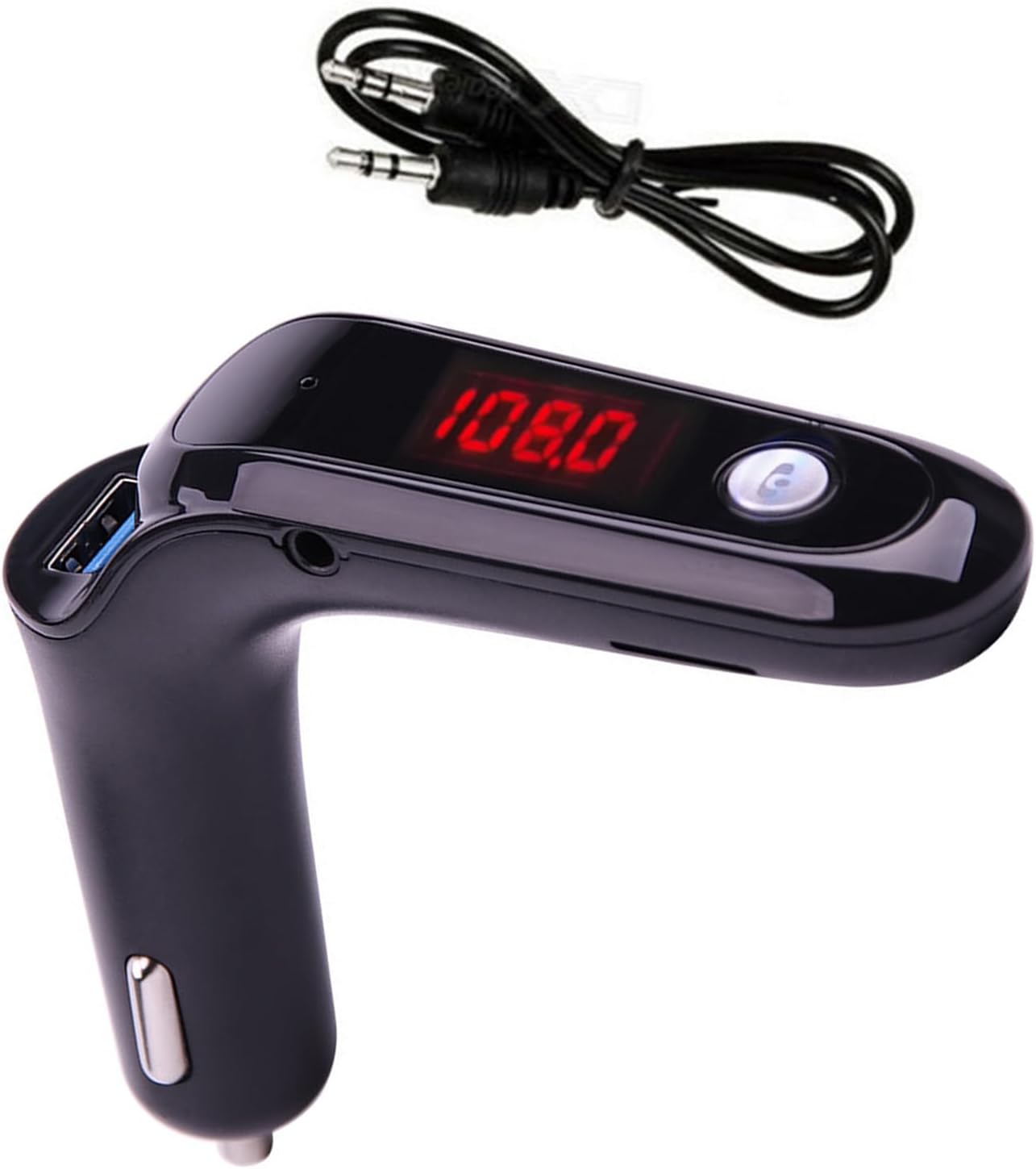 DBEIXIWEI 12V-24V MP3 5V 2.5A Car Player FM Transmitter with USB Output Fast Charging for Phones Tablets