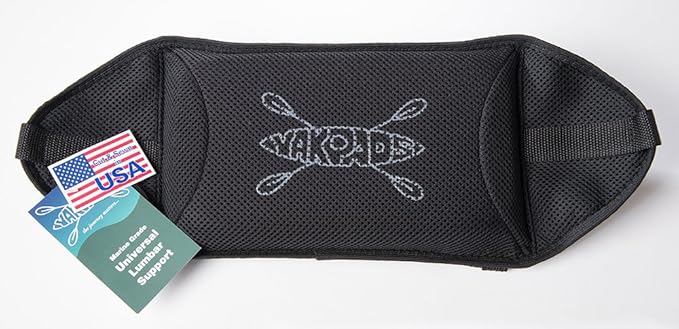 Lumbar Cushioned Seat Pad, Gel Seat Pad for Kayaks, Portable Seat Cushion for Outdoor Watersports and Recreation - Cascade Creek (Lumbar)