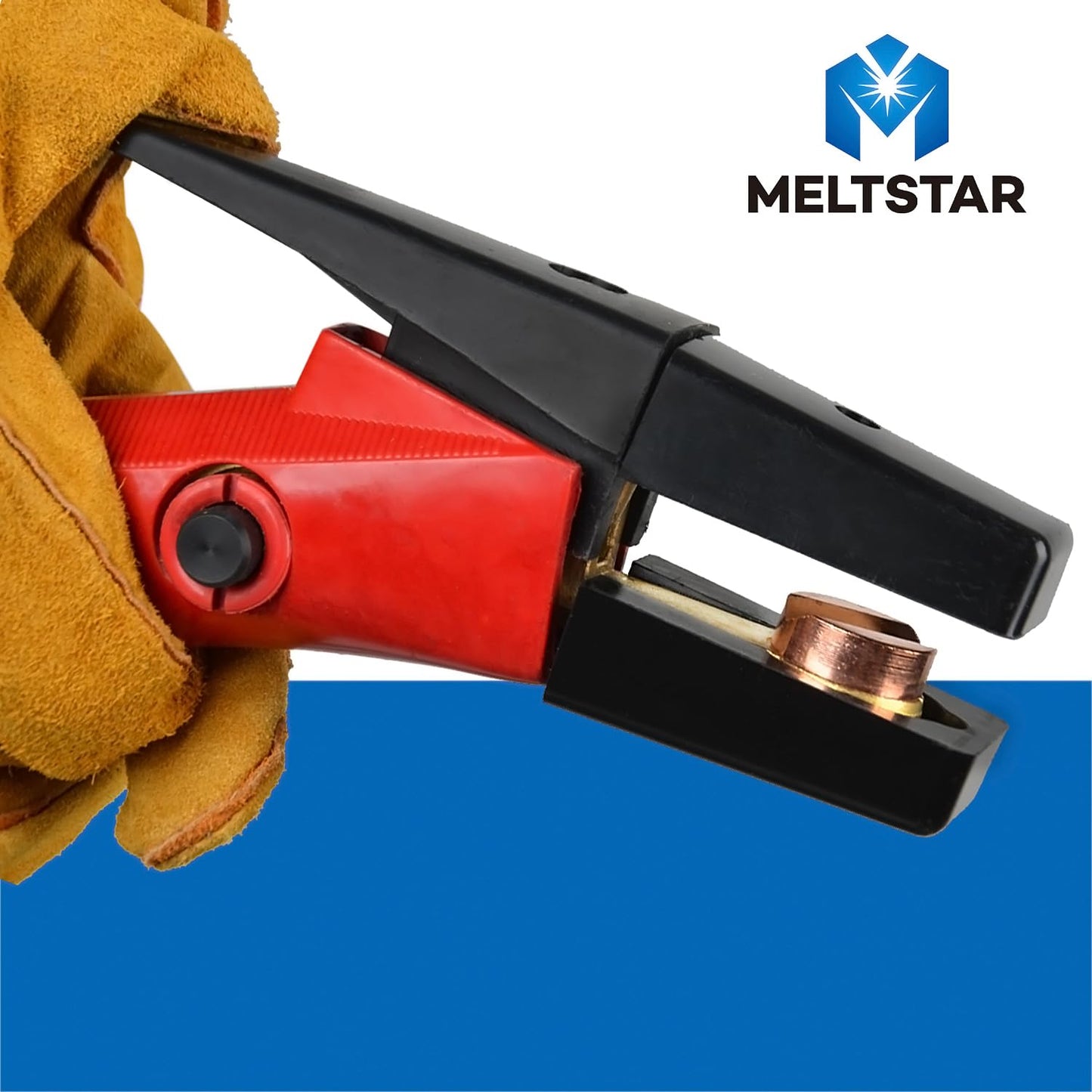 MELTSTAR K3000 Carbon Arc Air Gouging Torch - Heavy Duty 600A with 7' Cable and 360-Degree Rotating Red Handle for Maximum Efficiency in Gouging and Cutting, Ideal for Welding and Metalworking