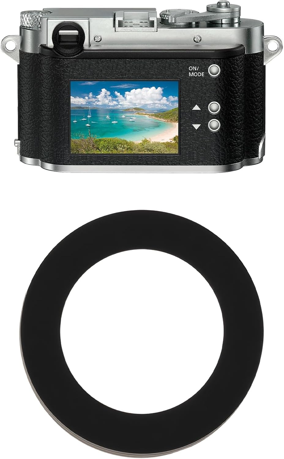 ECSiNG 2Pcs M2 M3 M4 M5 17mm Camera Eyepiece Guard Rubber Compatible with Leica Lens Viewfinder