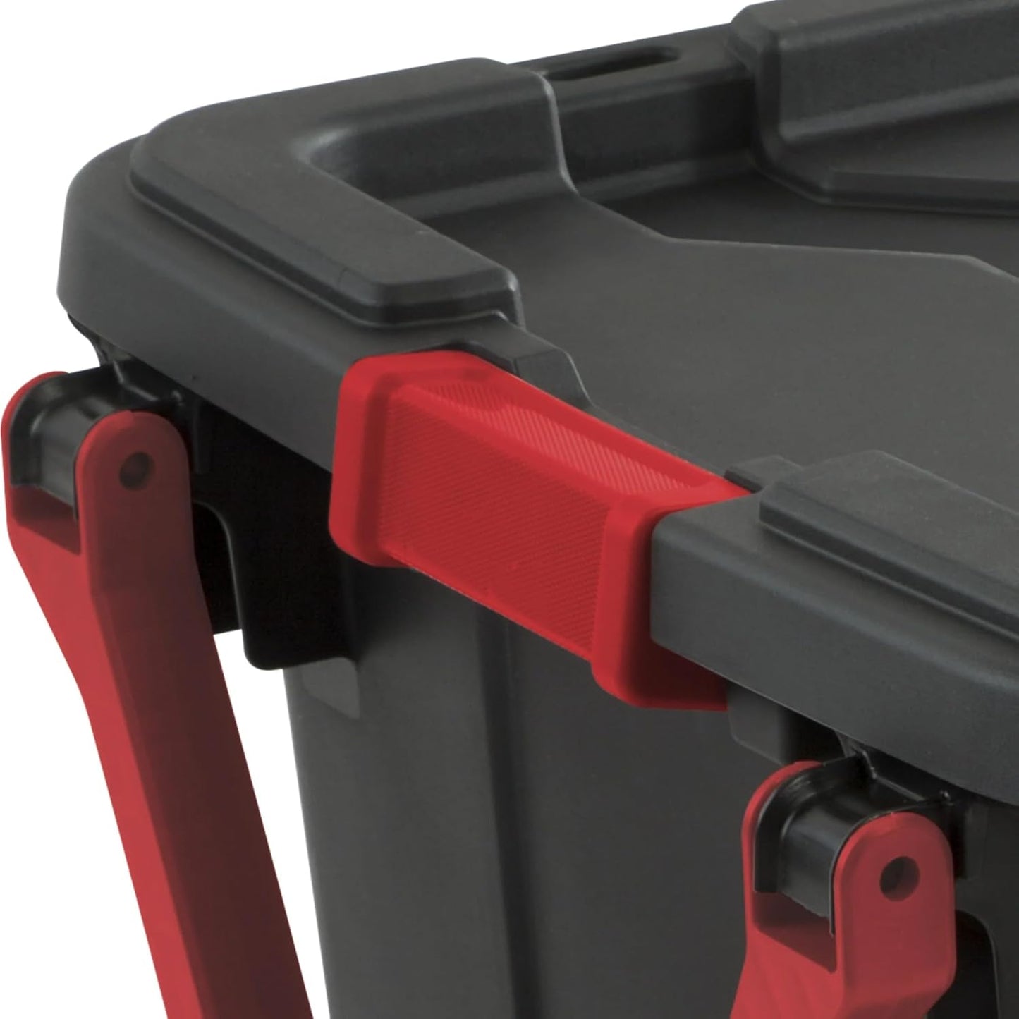 Regine Switzerland Extra Large 40-Gallon Plastic Storage Bin - Durable with Wheels & Handle, Black, Pack of 2