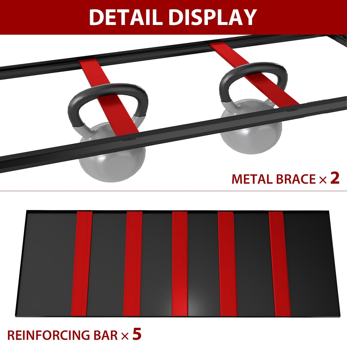 KIFDYTH 84 H*55 W*24.05 D Storage Shelves Heavy Duty, 3500 LBS Garage Shelving, 5 Tier Adjustable Metal Garage Shelving Units, for Garage Storage, Warehouses, Basement