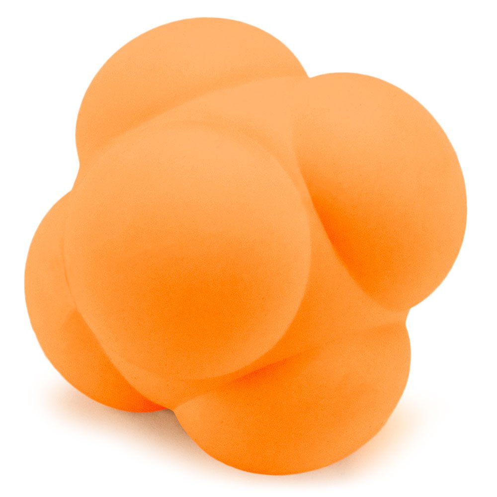 Crown Sporting Goods Hi-Bounce Reaction Ball Agility Trainer (Orange)