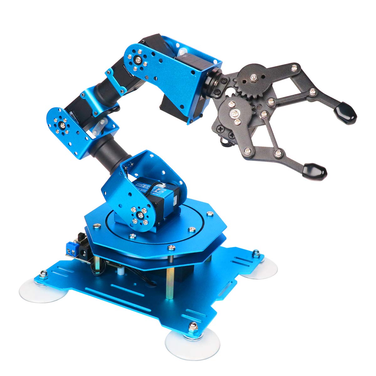LewanSoul Hiwonder-xArm1S Programming Desktop Robotic Arm with Powerful and Robust Intelligent Bus Servos Featuring Position and Voltage Feedback (Unassembled)