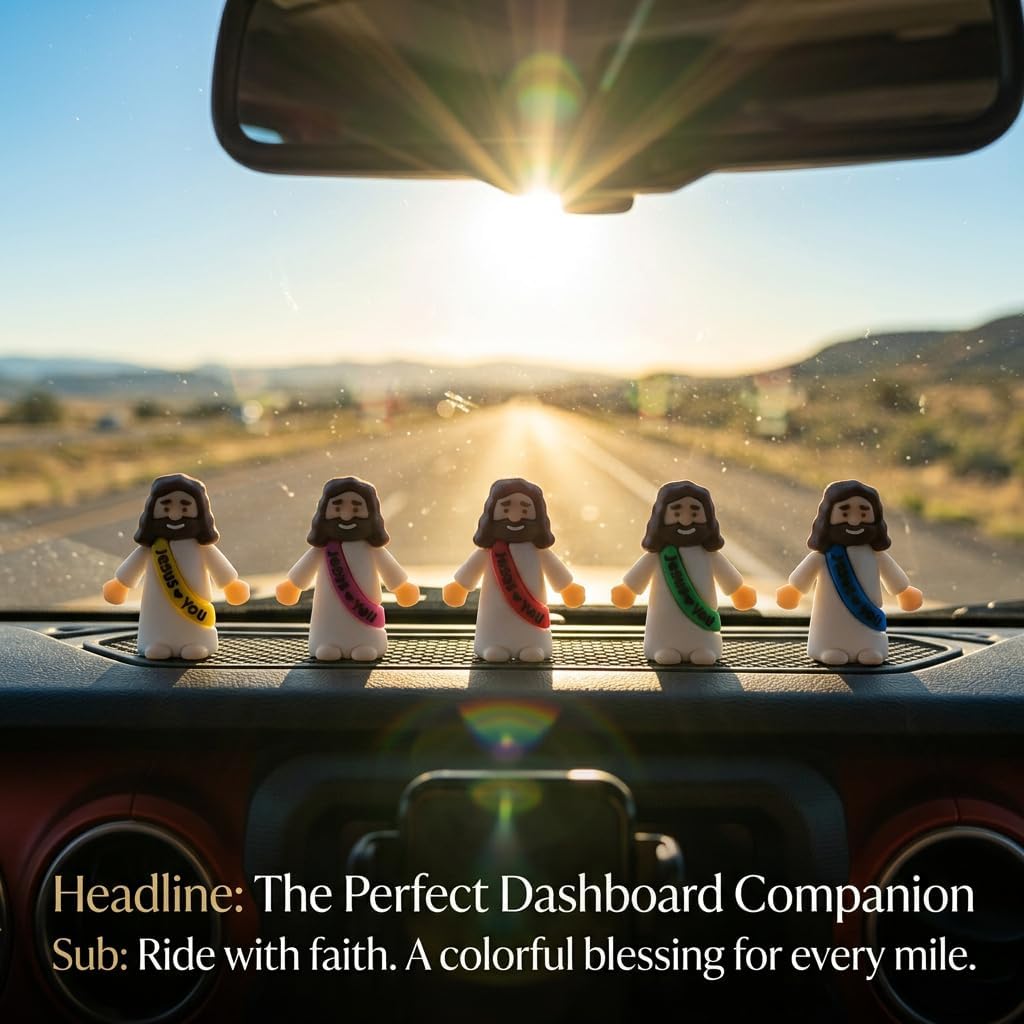 Skiennix 100PCS Mini Jesus Figurines - Perfect Religious Easter Egg Stuffers & Gifts