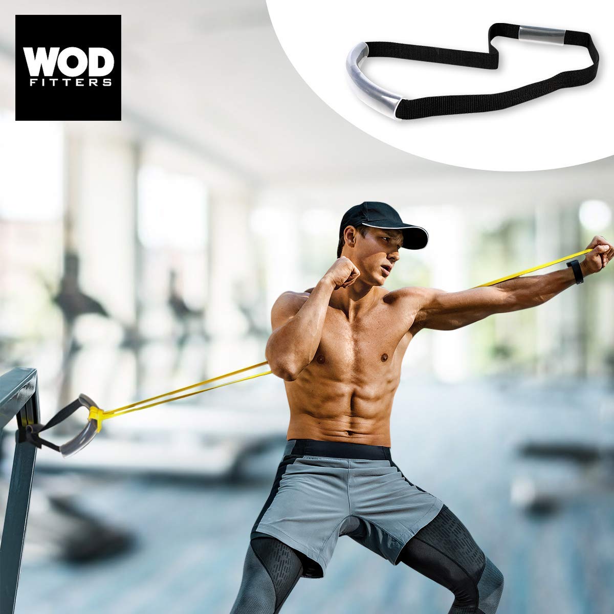 WODFitters Resistance Band Protector Strap - Use It as a Strong Anchor Attachment to Extend The Life of Your Resistance Bands
