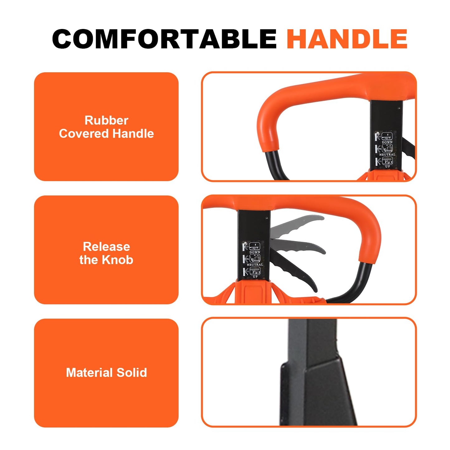 Tory Carrier Manual Pallet Jack 5500 Lb. Capacity,Industrial Pallet Truck 48 × 27 Fork Size Standard Heavy Duty Hand Trucks