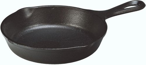 Lodge Seasoned Cast Iron Skillet - PFAS-Free Non-Toxic Cookware - Naturally Non-Stick & Oven Safe - 6.5 Inches