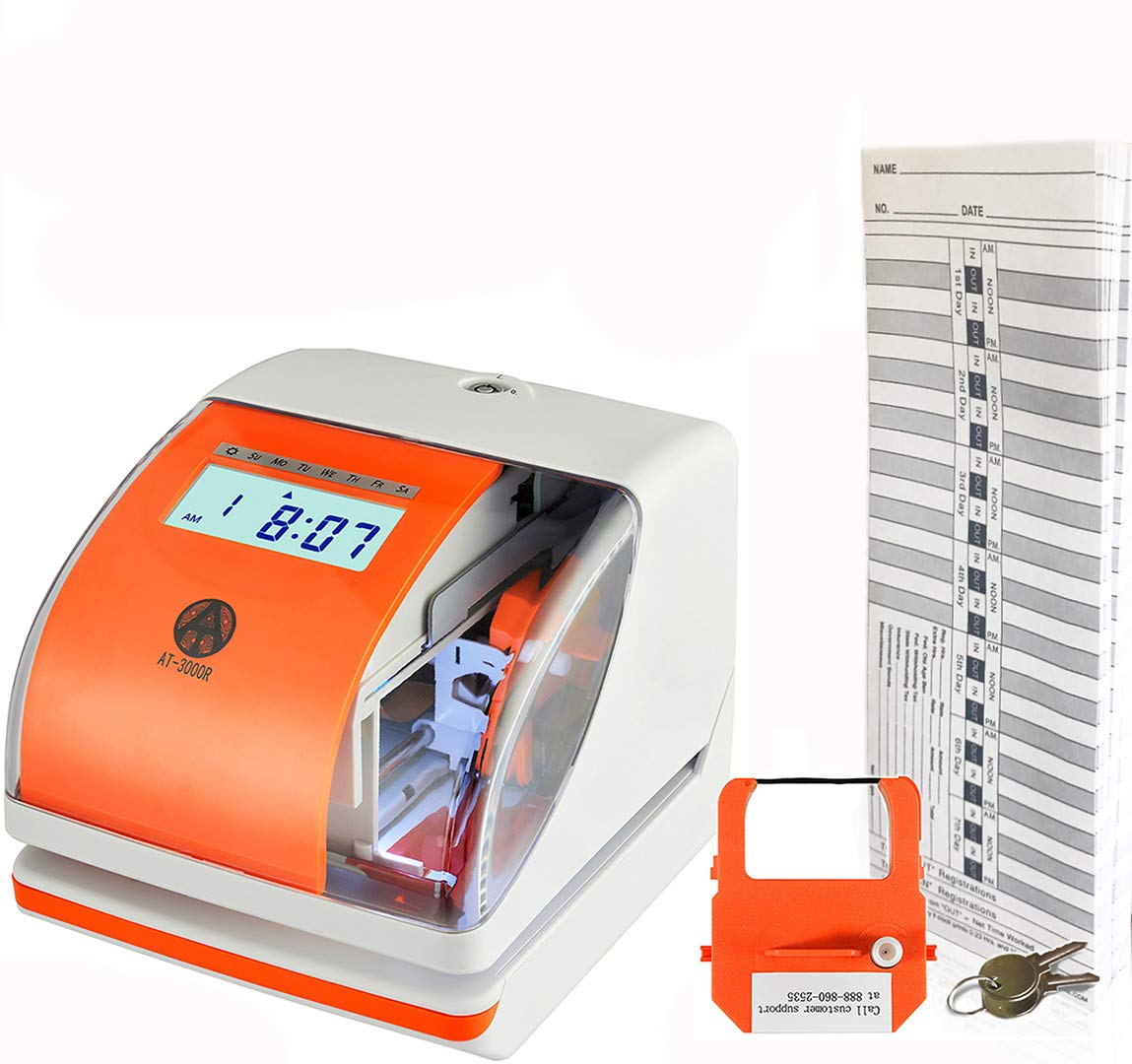 AT-3000R Allied Time USA | Digital Time Clock and Date Stamp | Perfect for Small Business