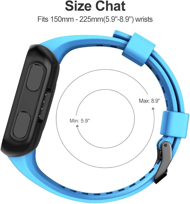 Compatible with Garmin Forerunner 35 Band,Solf Silicone Replacement Bands for Garmin Forerunner 35 Watch