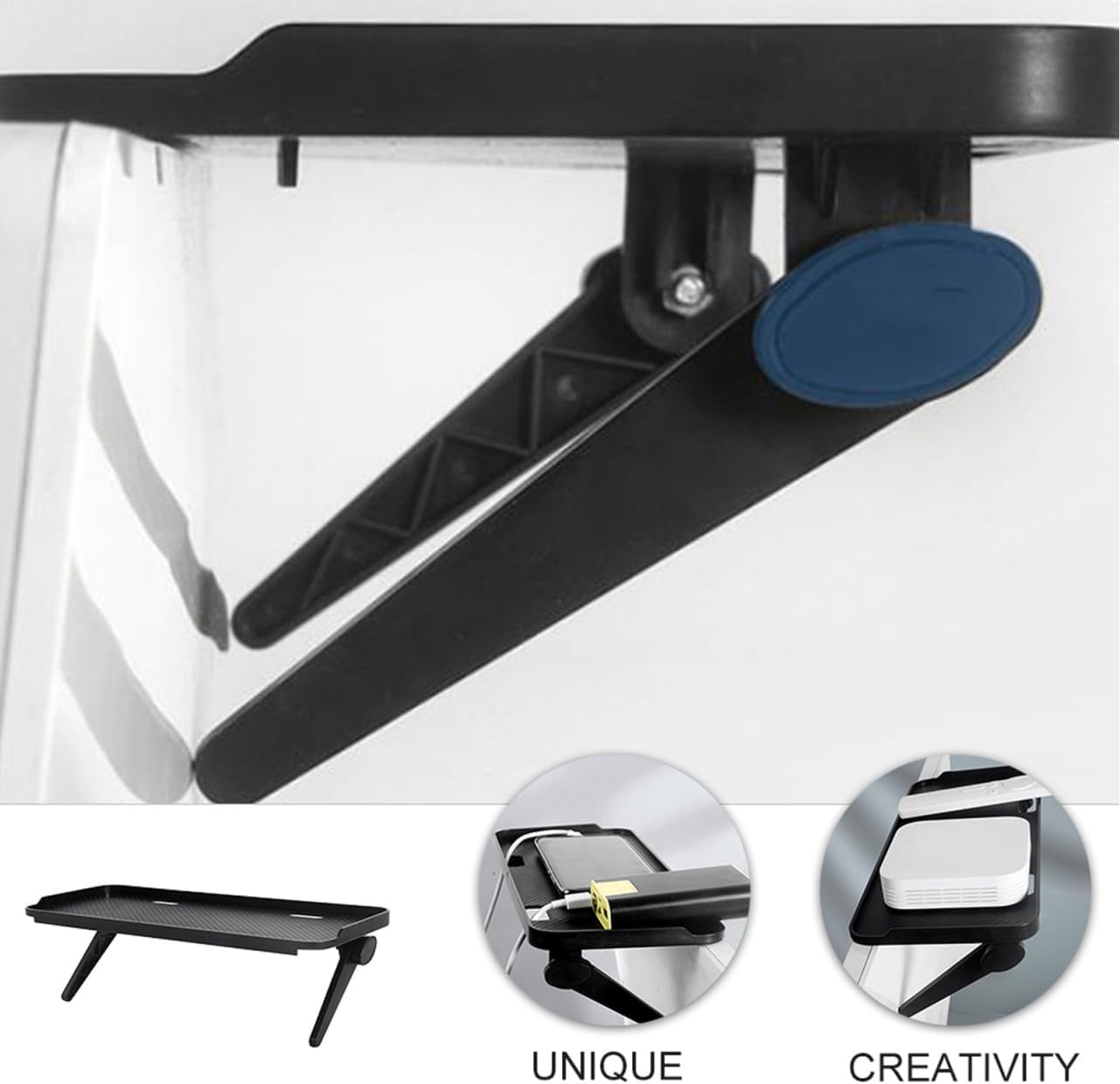 Angoily Adjustable Monitor Riser - Stylish TV Stand for Home & Office