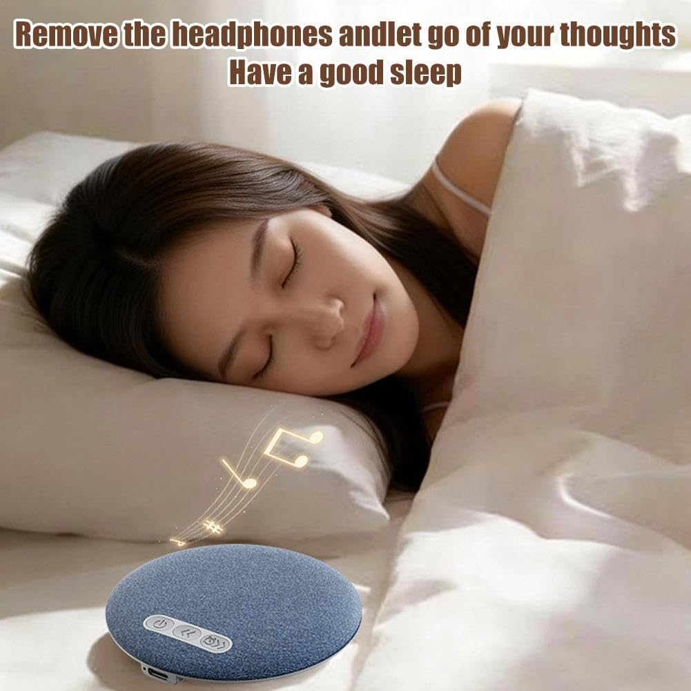 Generic 2026 Bluetooth Pillow Speaker for Sleeping,Mini Portable Under Pillow Speaker with White Noise Timer,Wireless