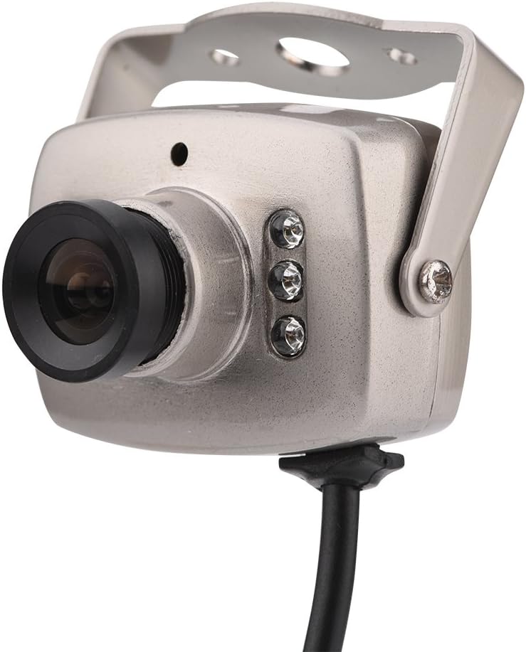 Serounder 6 CMOS Mini CCTV Camera, LED Wired CCTV Security Camera Night Vision Digital Video Camera PAL/NTSC Home