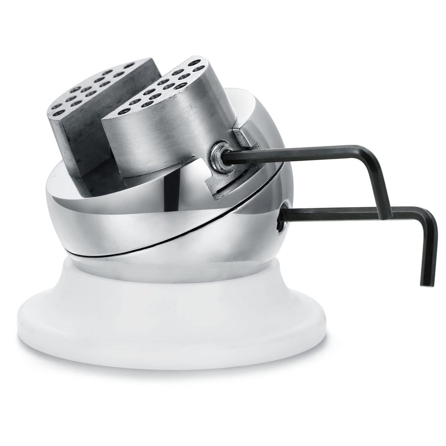 ZQ-1 Jewelry Microscope with 3in Ball Vise (White)