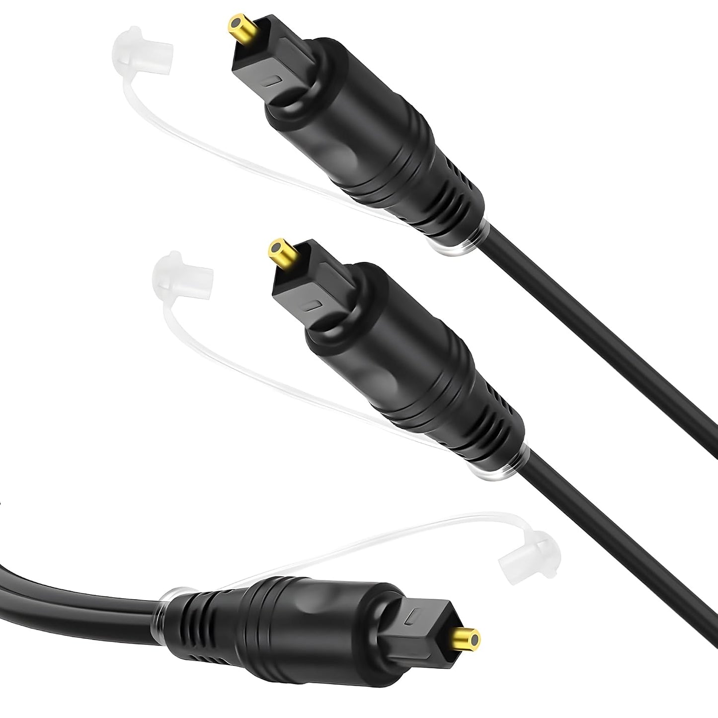 1 2 Cable,1 2 1M MAYWILLA in Out Toslink Digital Optical Splitter Adapter Male Input Male Output Digital Fiber Optic