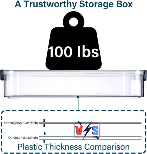 Clear Plastic Storage Box - 5.5qt Snap-Tight Latch Organizer | Stackable Container for A4 Files, Photos & Crafts